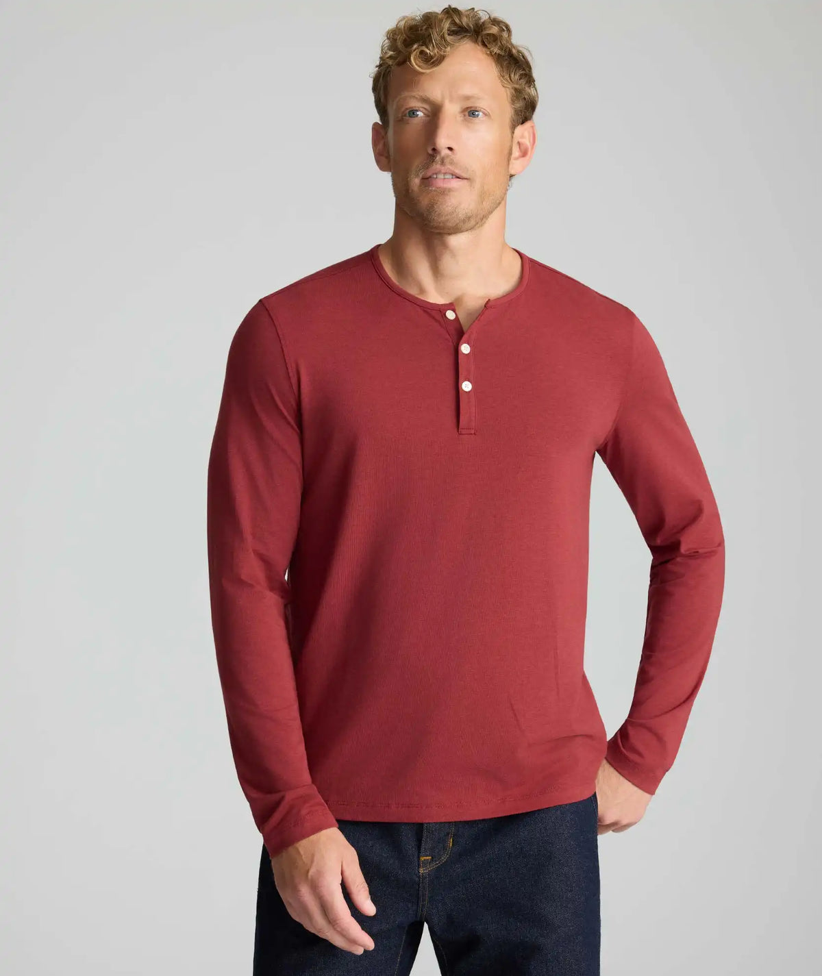 EcoSoft™ Henley - FINAL SALE