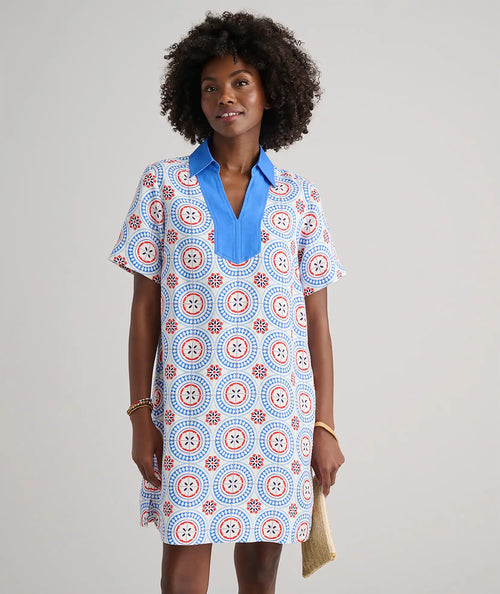 Linen Blend Paola Tunic Dress