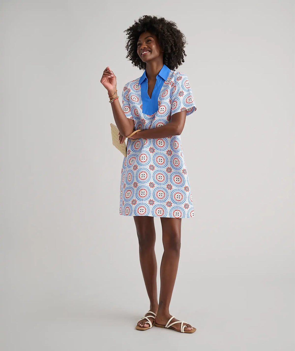 Linen Blend Paola Tunic Dress
