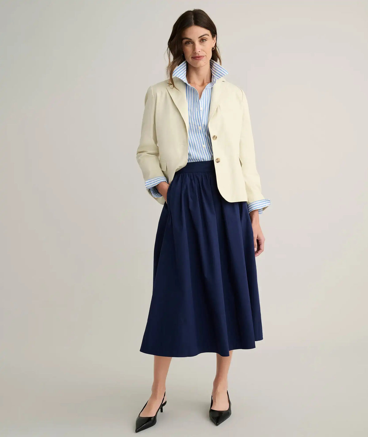Stretch Twill Piper Blazer