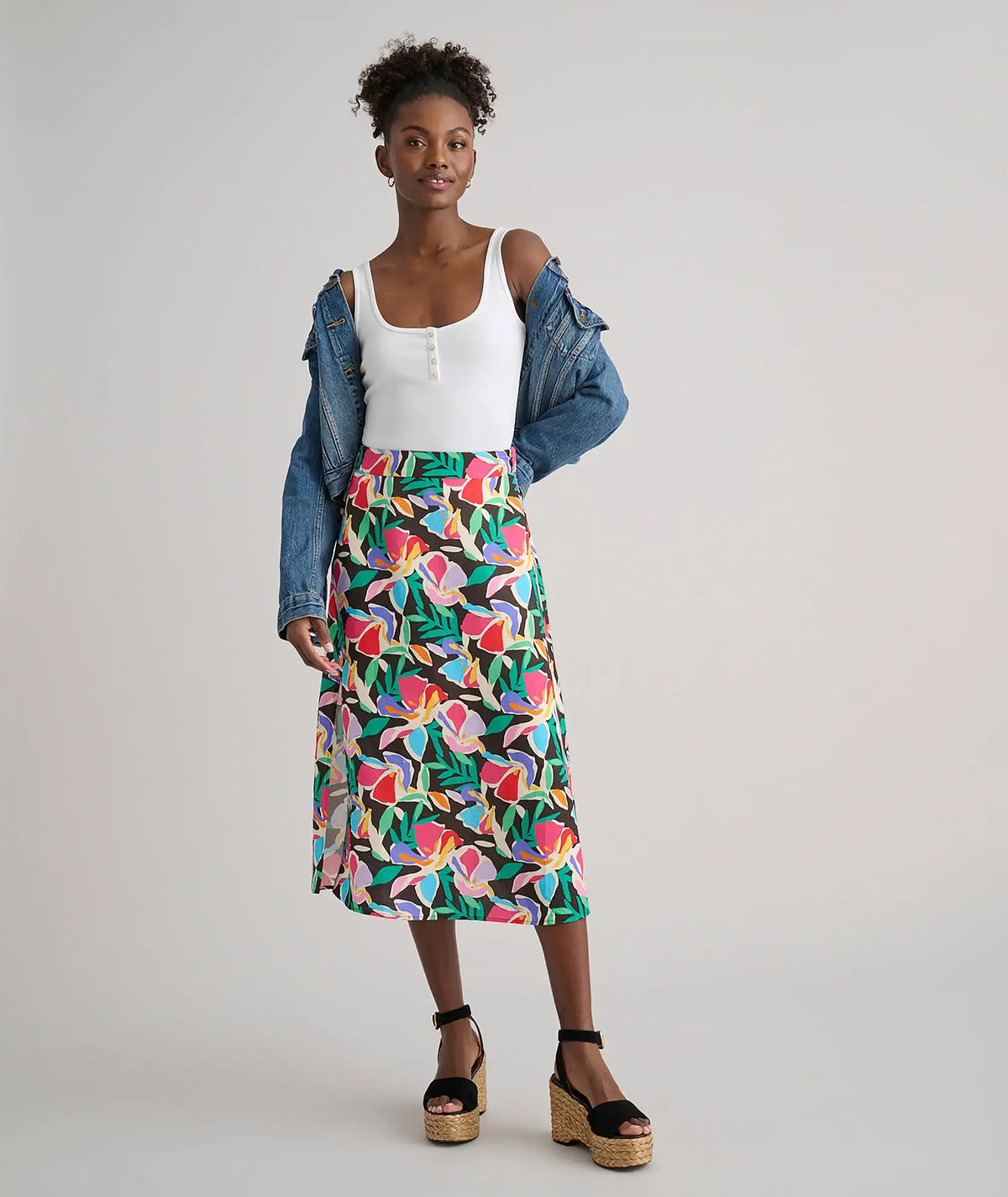 Linen Blend Pippa Skirt