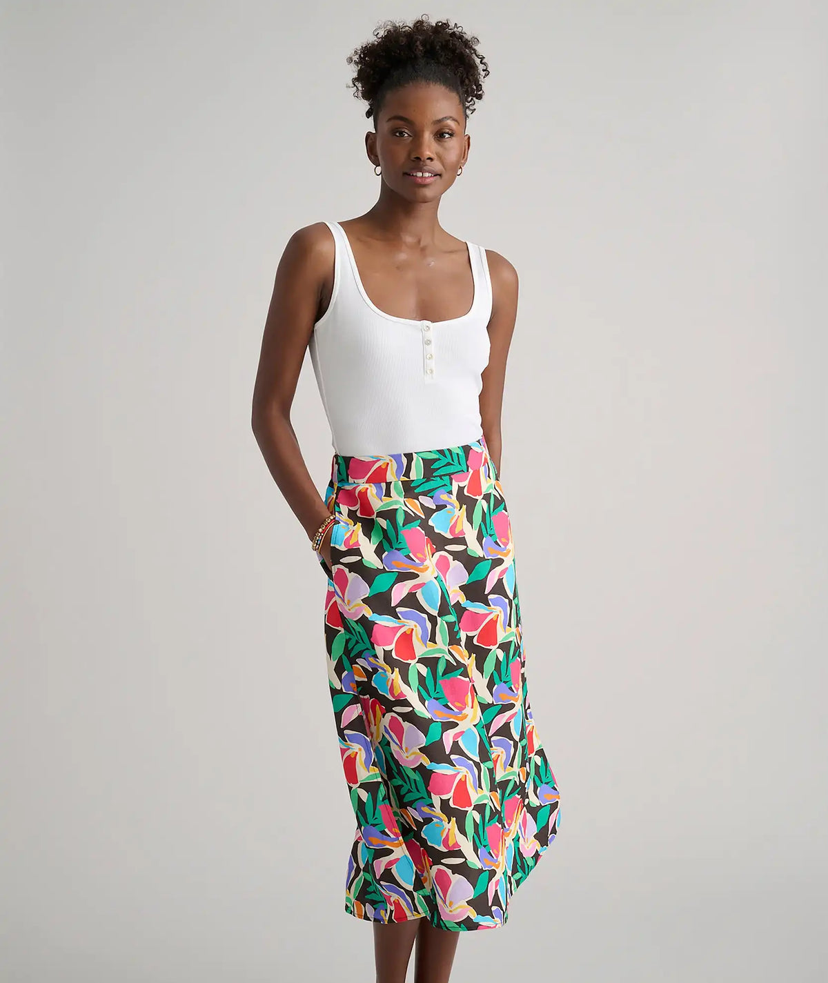 Linen Blend Pippa Skirt