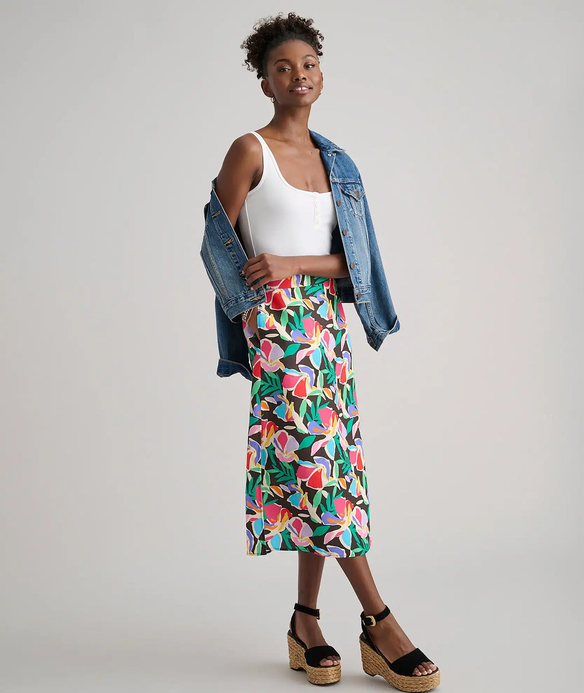 Linen Blend Pippa Skirt