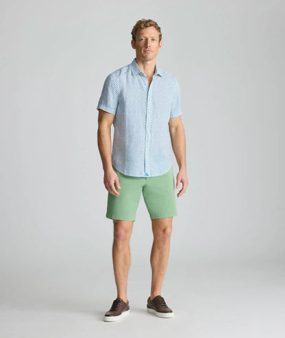 Linen Short-Sleeve Redcroft Shirt - FINAL SALE