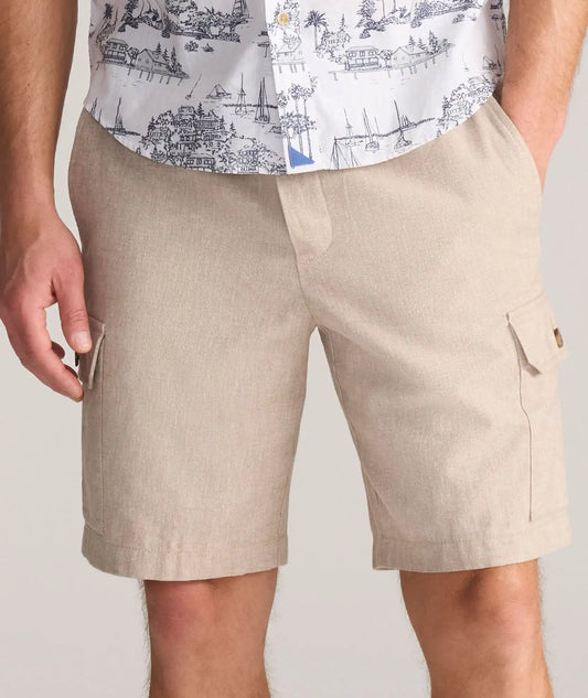 Linen-Cotton Utility Shorts - FINAL SALE
