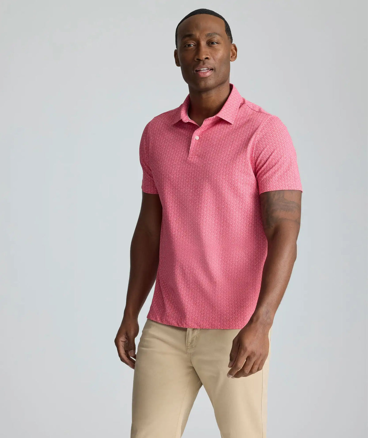 Printed CottonTek™ Polo