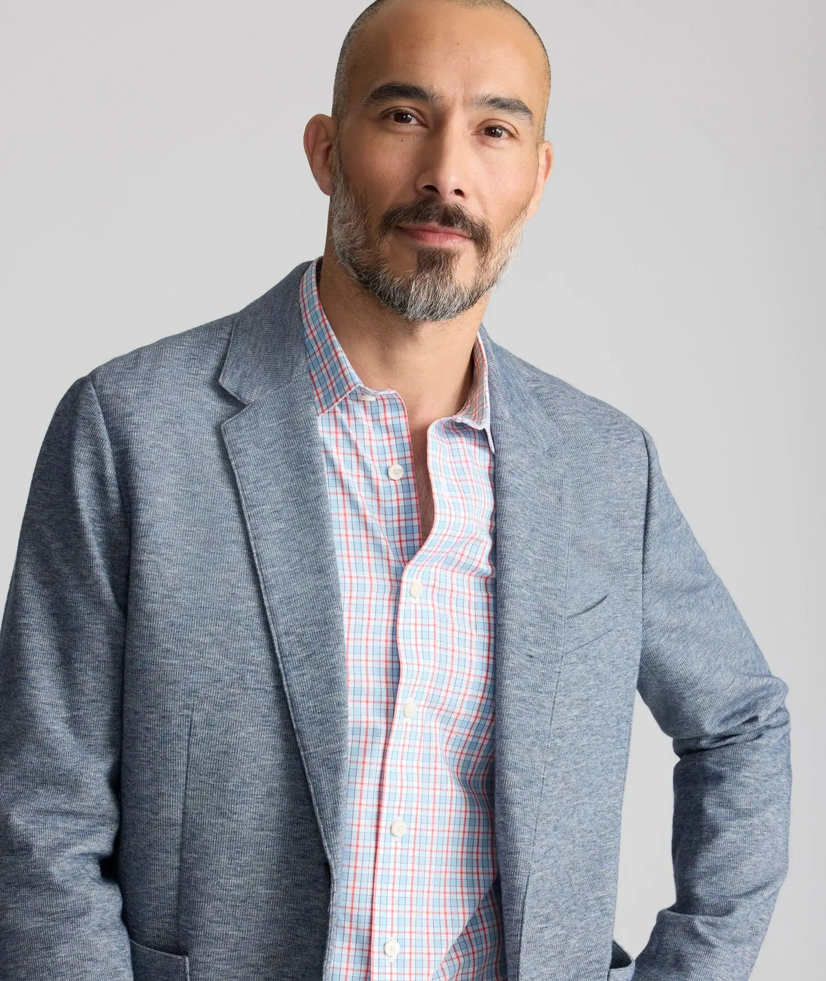 Italian Cotton-Blend Knit San Oro Sport Coat
