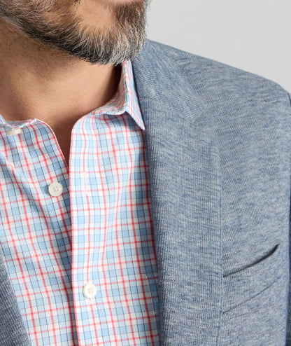 Italian Cotton-Blend Knit San Oro Sport Coat