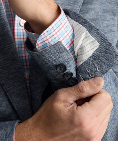 Italian Cotton-Blend Knit San Oro Sport Coat