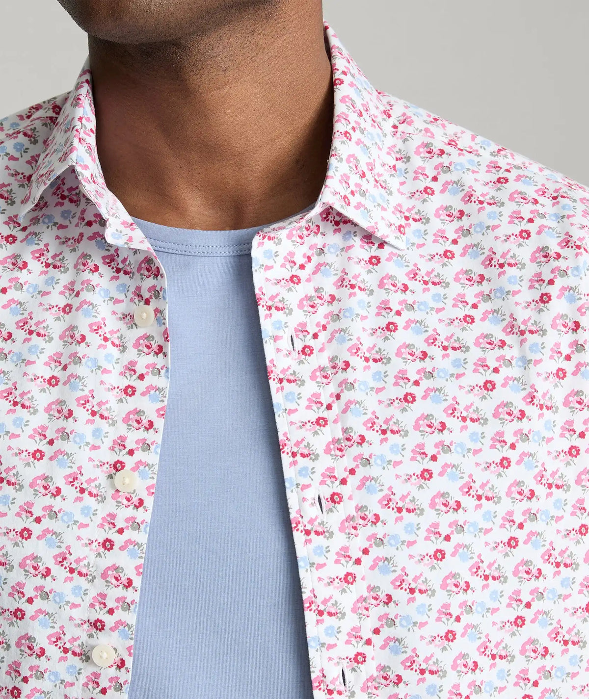 Stretch Cotton Short-Sleeve Sanchez Shirt - FINAL SALE