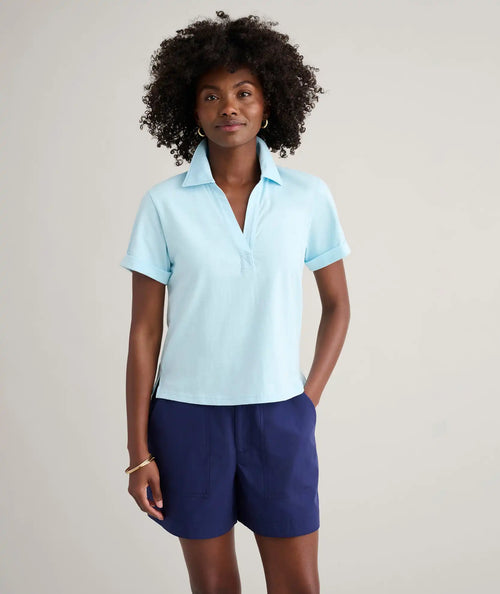 Cotton Knit Shelby Polo