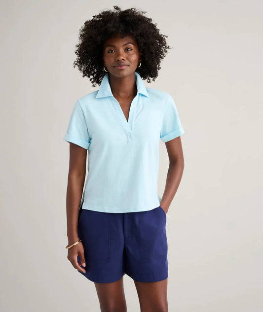 Cotton Knit Shelby Polo