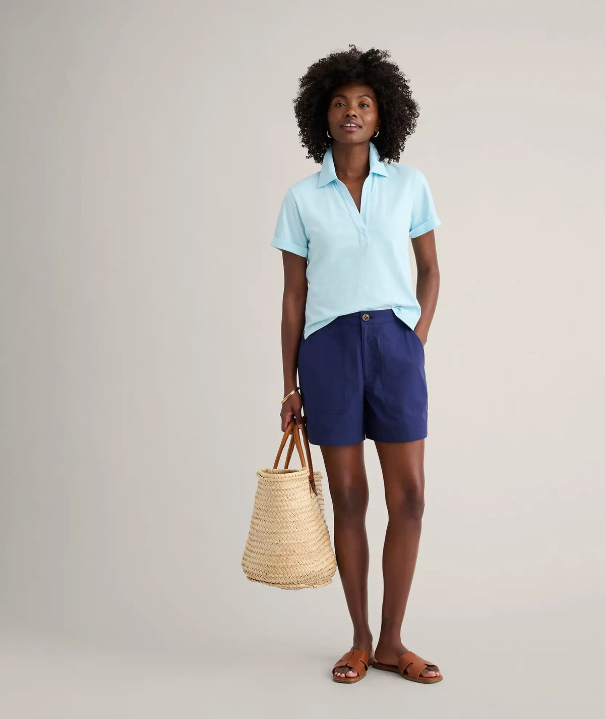 Cotton Knit Shelby Polo