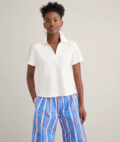 Cotton Knit Shelby Polo
