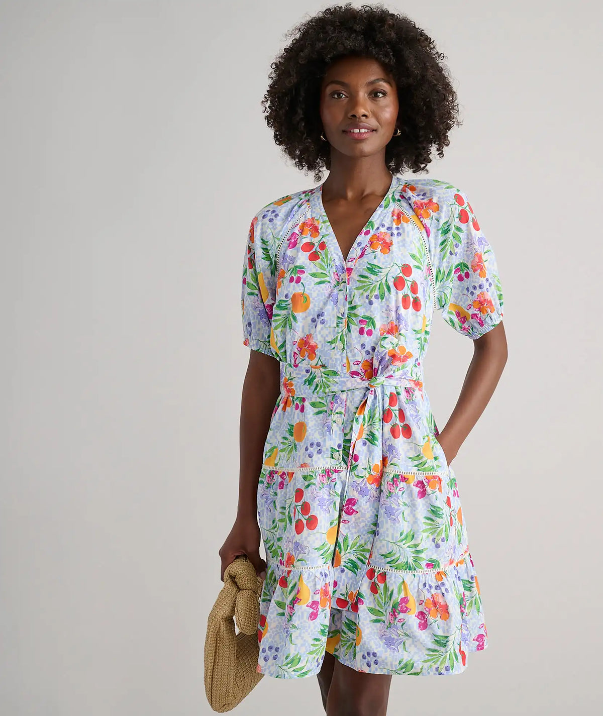 Cotton Short-Sleeve Sierra Dress