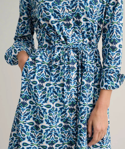 Stretch Cotton Poplin Taylor Shirtdress