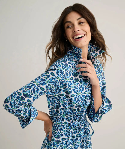 Stretch Cotton Poplin Taylor Shirtdress