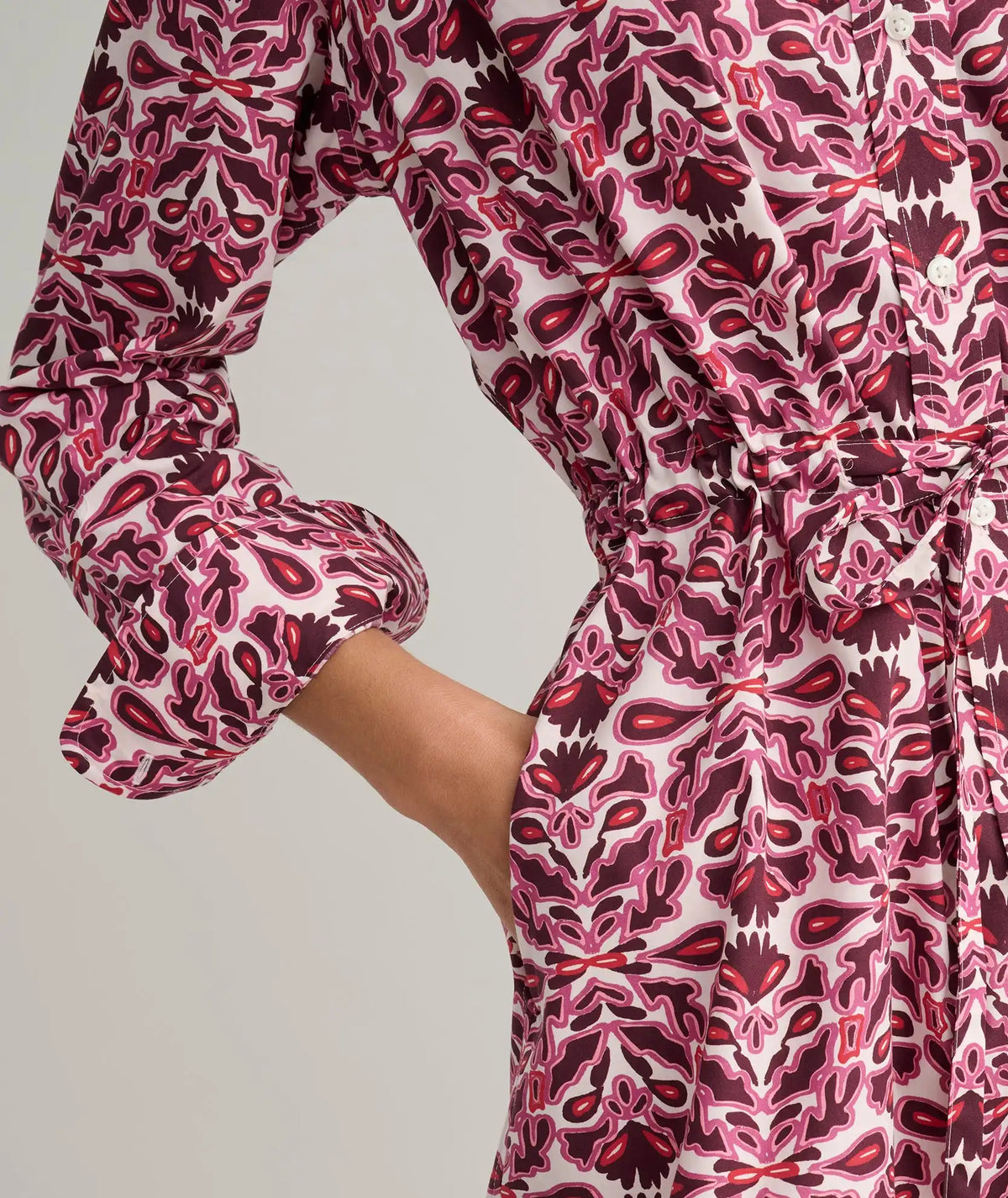 Stretch Cotton Poplin Taylor Shirtdress