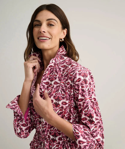 Stretch Cotton Poplin Taylor Shirtdress