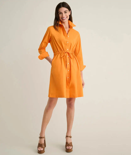 Stretch Cotton Poplin Taylor Shirtdress