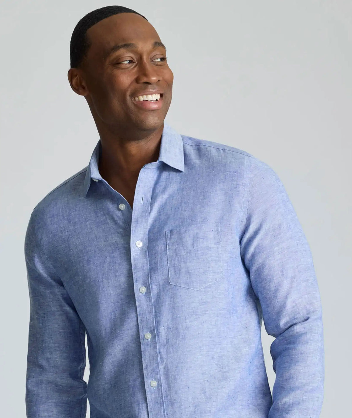 Wrinkle-Resistant Linen Vin Santo Shirt