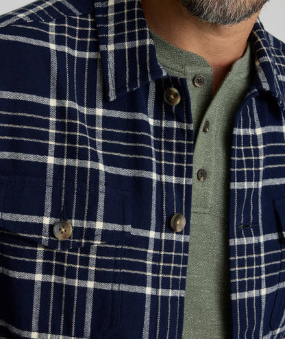 Plaid Herringbone Overshirt - FINAL SALE