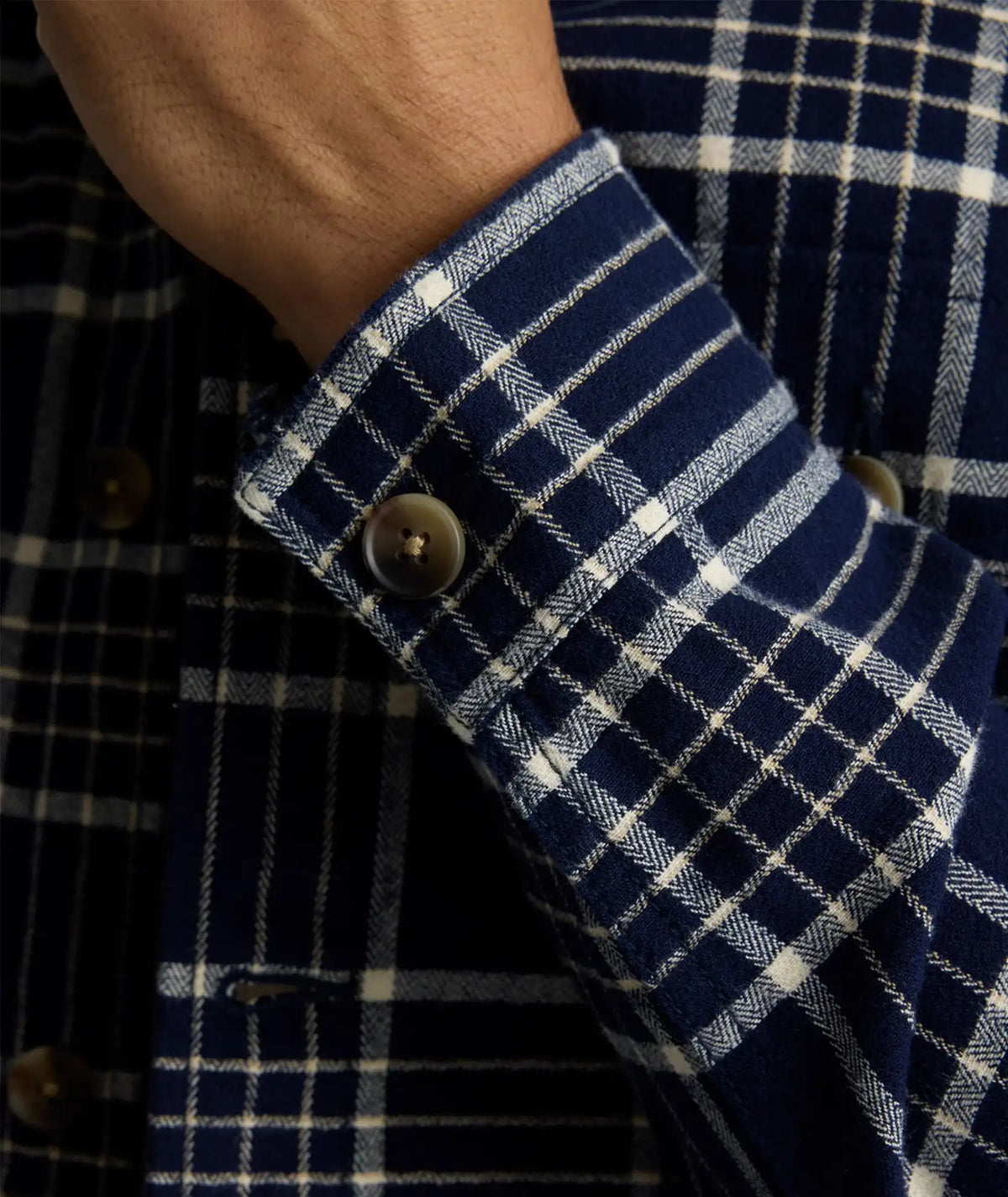 Plaid Herringbone Overshirt - FINAL SALE
