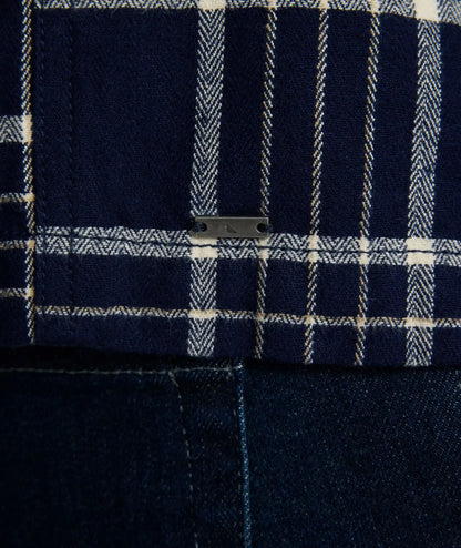 Plaid Herringbone Overshirt - FINAL SALE