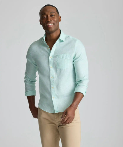 Wrinkle-Resistant Linen Wildehart Shirt - FINAL SALE