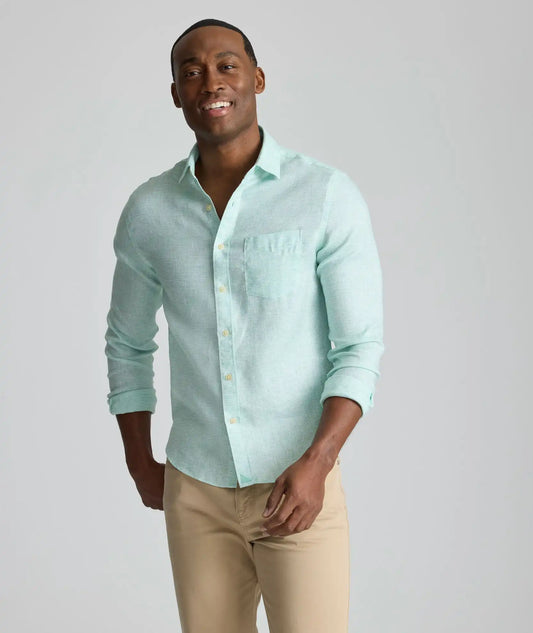 Wrinkle-Resistant Linen Wildehart Shirt - FINAL SALE