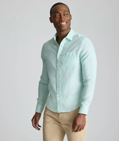 Wrinkle-Resistant Linen Wildehart Shirt - FINAL SALE