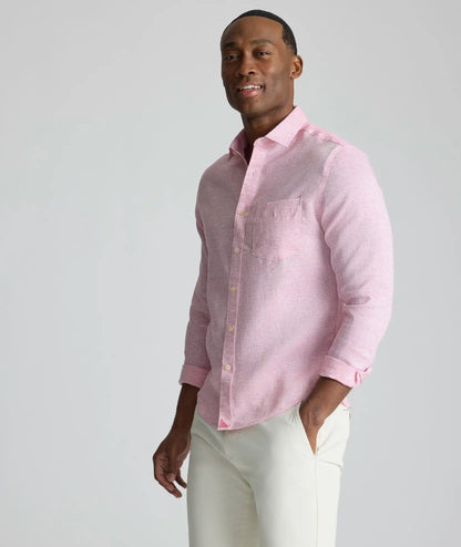 Wrinkle-Resistant Linen Wildehart Shirt - FINAL SALE