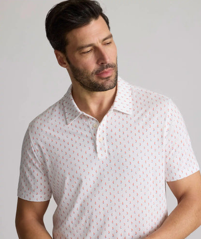 Printed Jersey Performance Polo - FINAL SALE