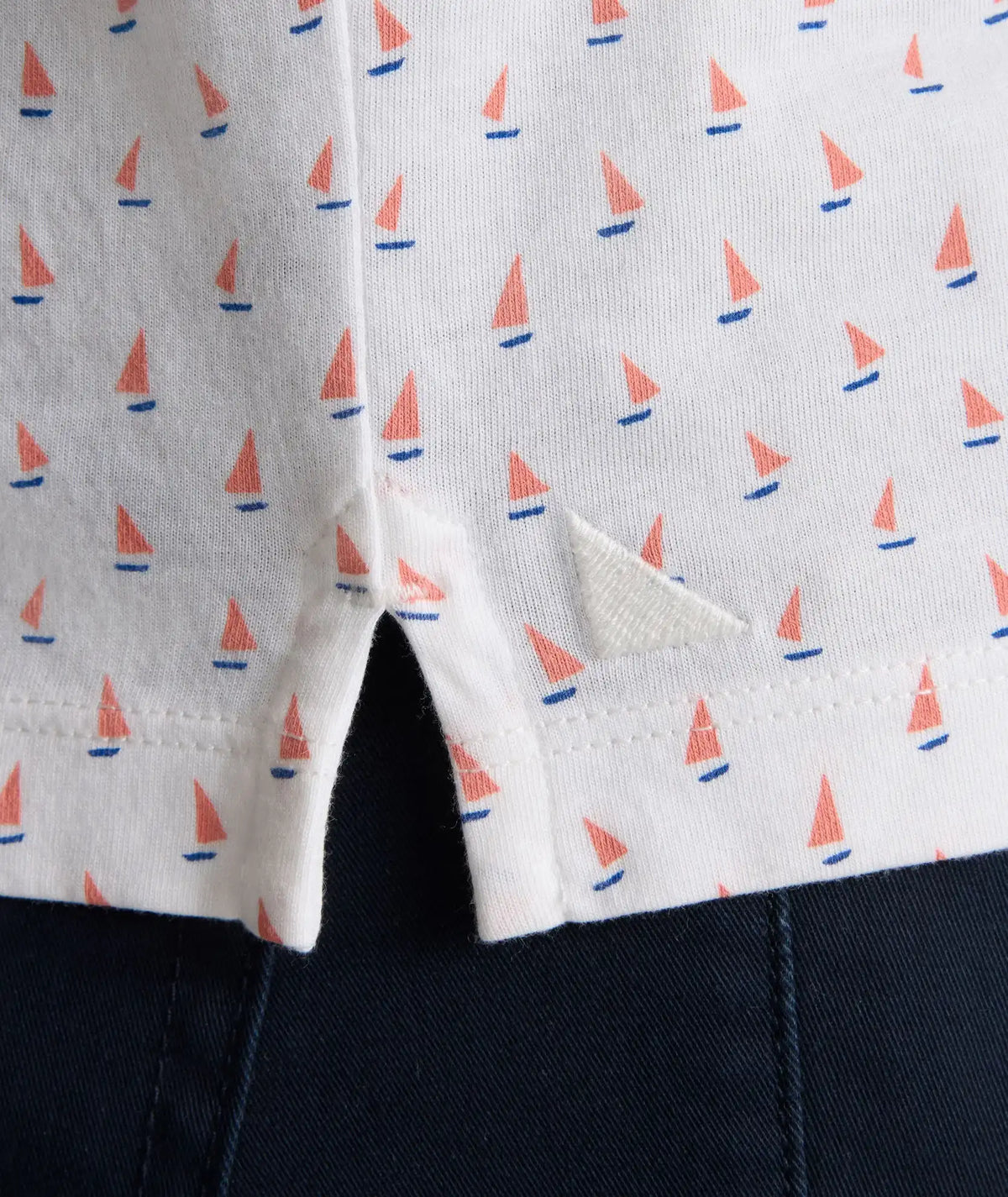Printed Jersey Performance Polo - FINAL SALE